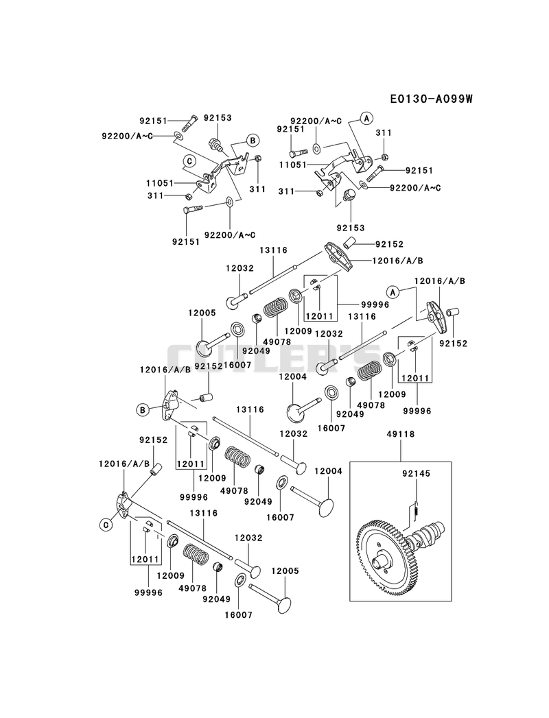 VALVE/CAMSHAFT