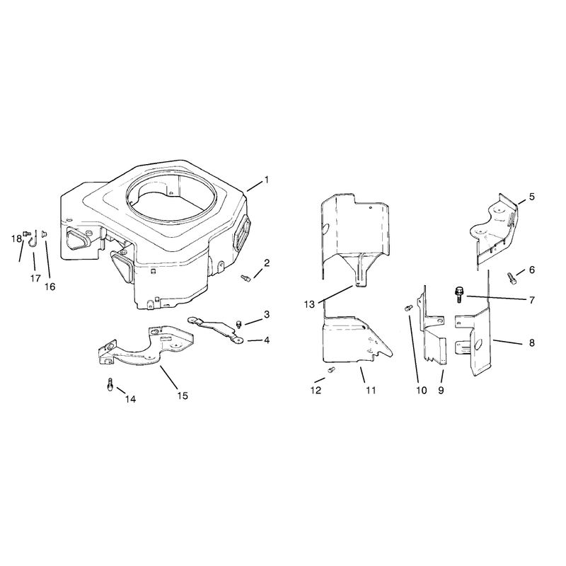 Blower Housing and Baffles