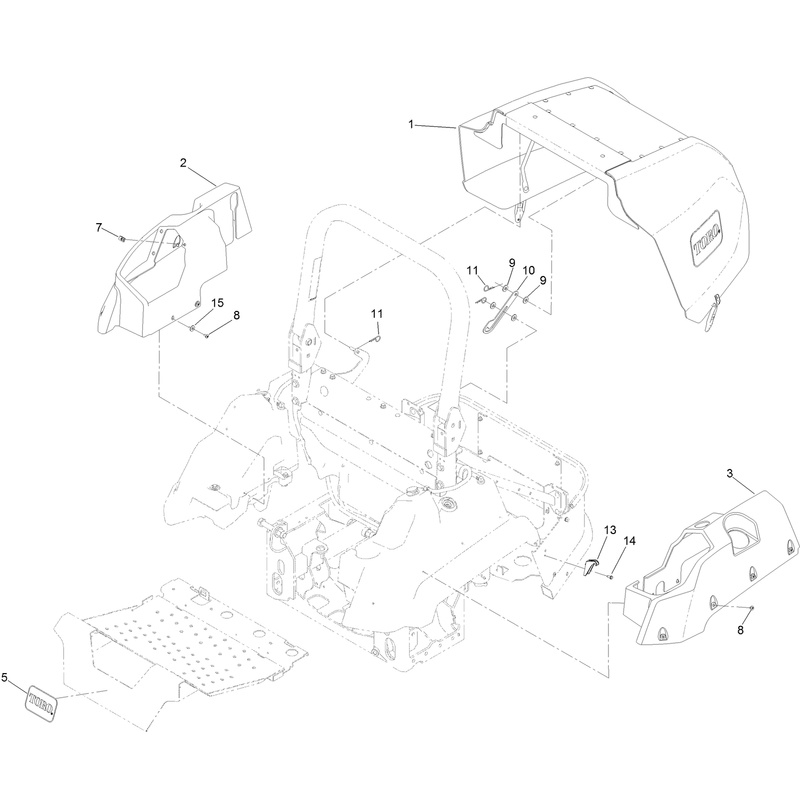 Hood and Tank Cover Assembly