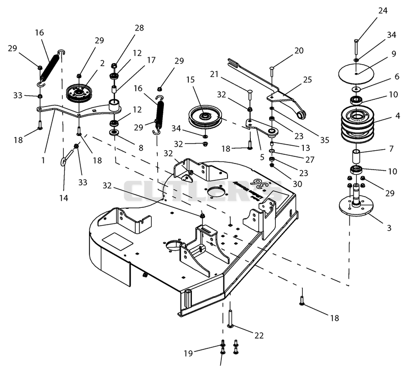 Idlers, Sheaves And Mounts