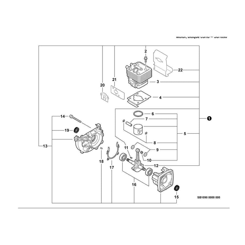 Engine, Short Block -- SB1090