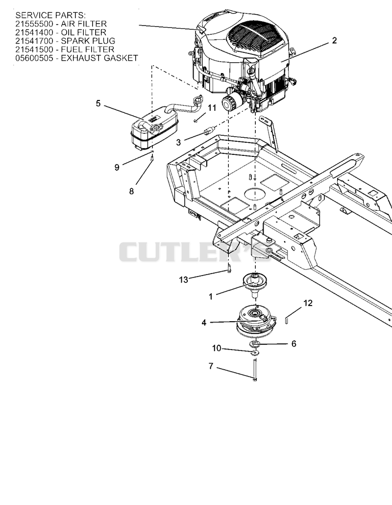 Engine - Kohler KT725