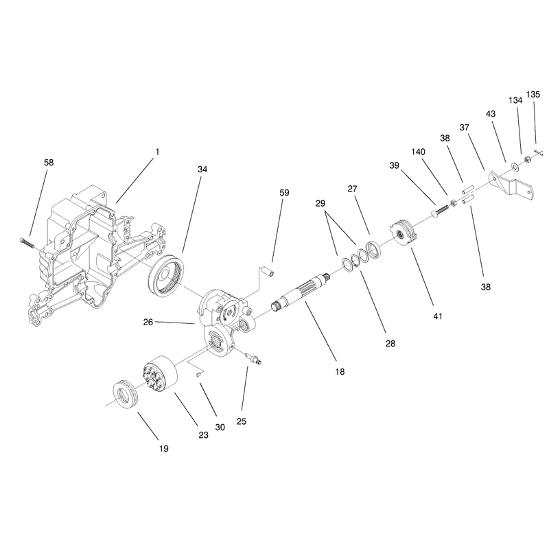 Hydro Transaxle Assembly (cont.)