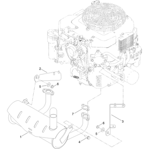 Muffler Kit Assembly No 132-1549