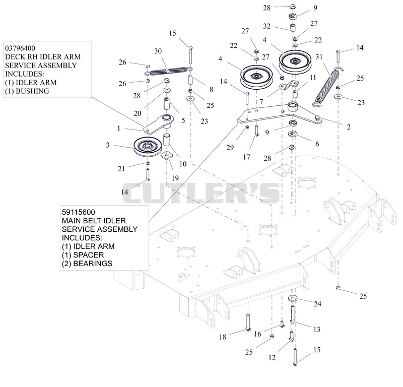 Idlers And Sheaves - 48"
