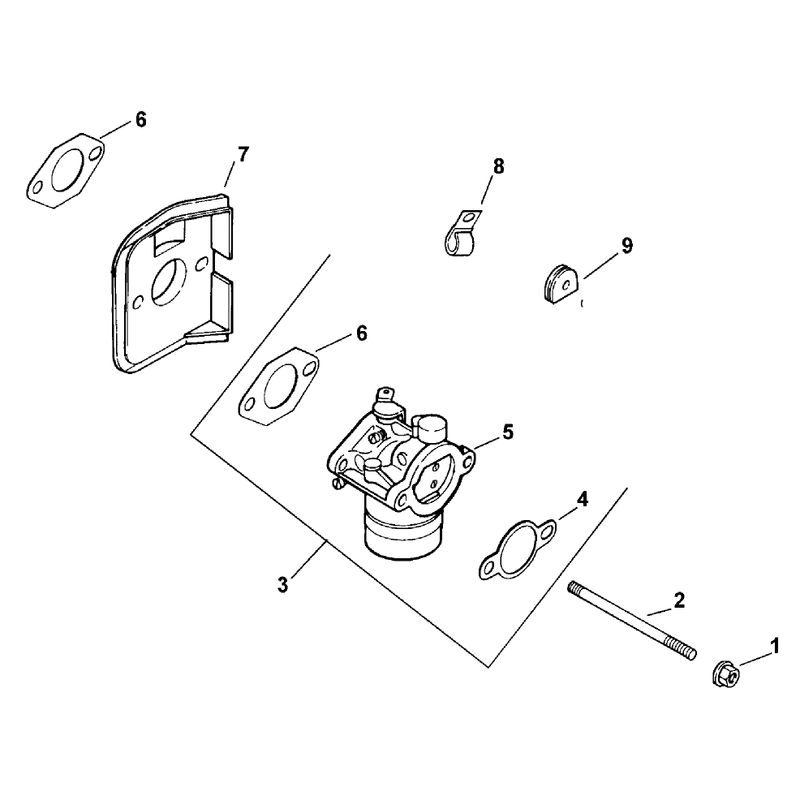 Fuel System Assembly Kohler Model CV15T-41561