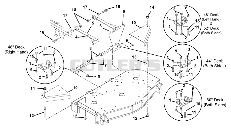 Mounting Arms And Belt Guards
