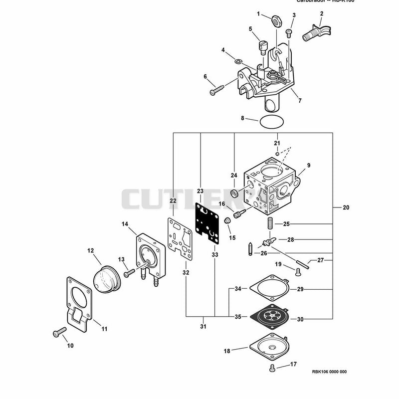 Carburetor -- RB-K106