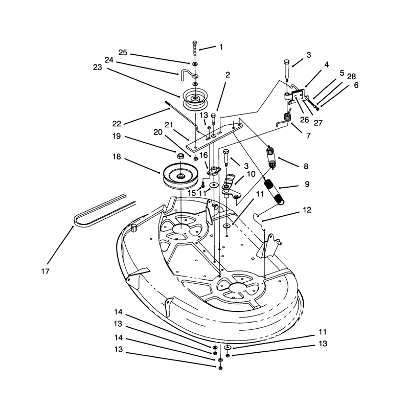 Brake Assembly 38in Cutting Unit