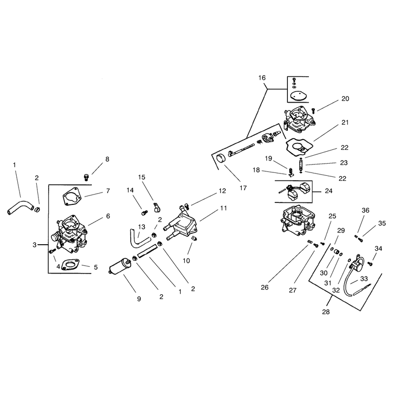 Group 8 Fuel System Model 73471 Only