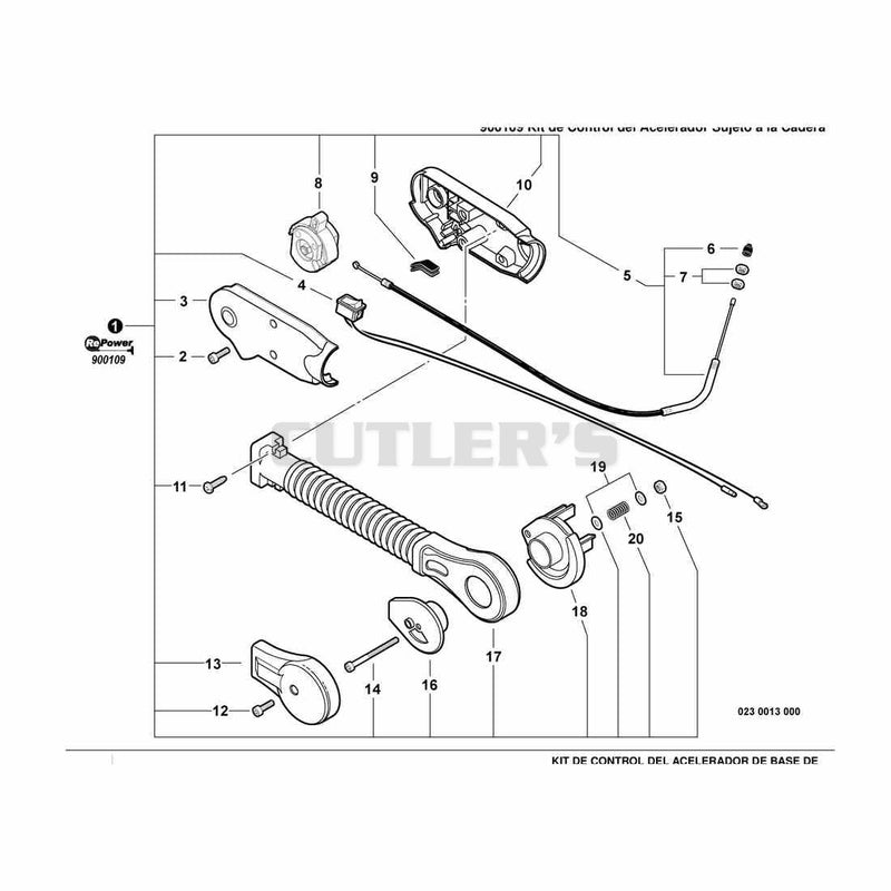 900109 RePower Hip Mount Throttle Control Kit