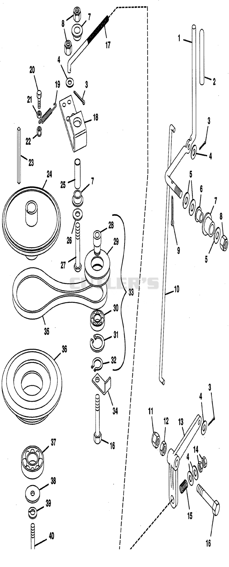 PTO Clutch Linkage