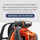 Husqvarna 970499201 580BFS 75.6-cc 1000-CFM 220-MPH Professional Gas Backpack Leaf Blower