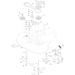 Blade and Spindle Assembly