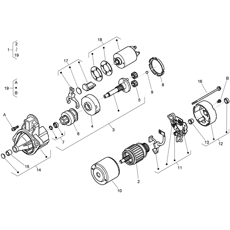 Starter Components Assembly