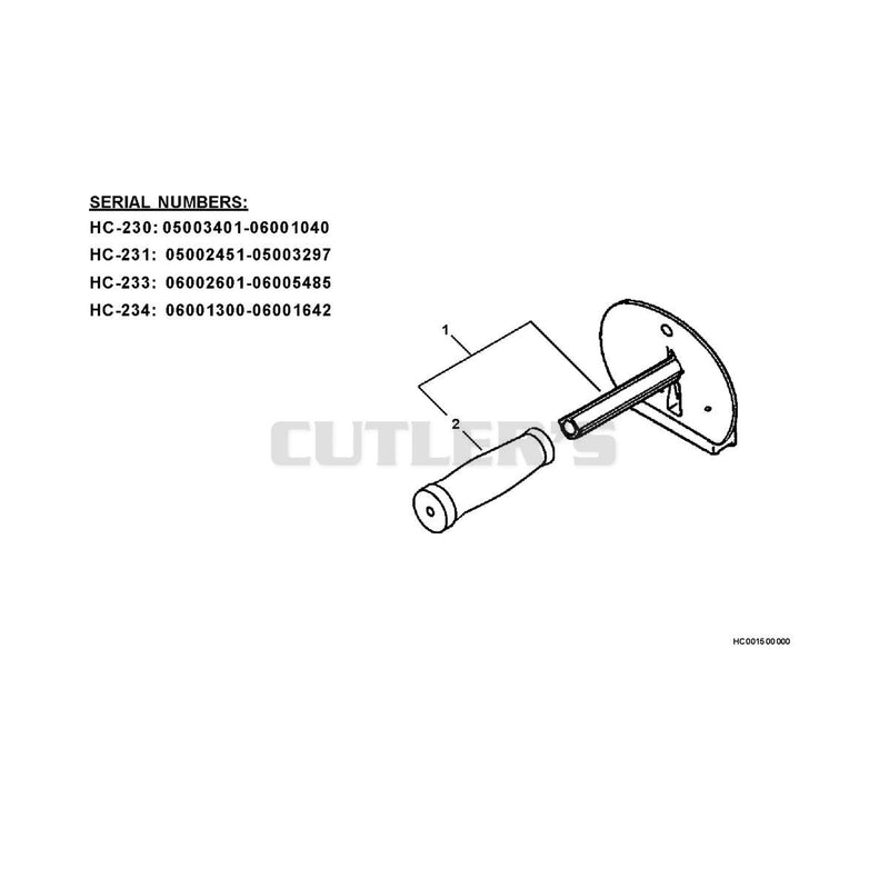 Side Handle S/N 05003401-05999999