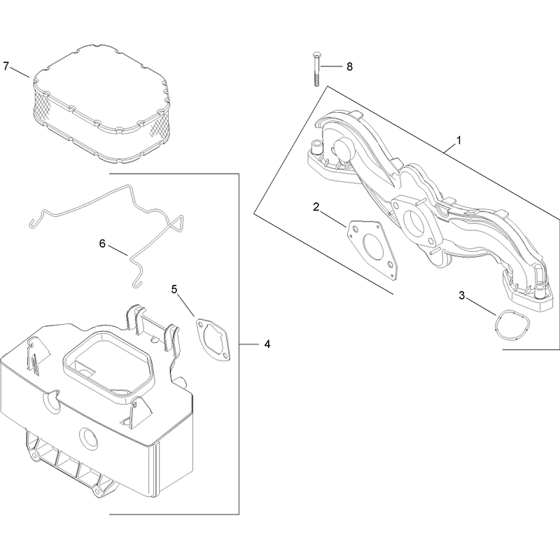 Air Intake and Flitration Assembly Kohler SV720-0011