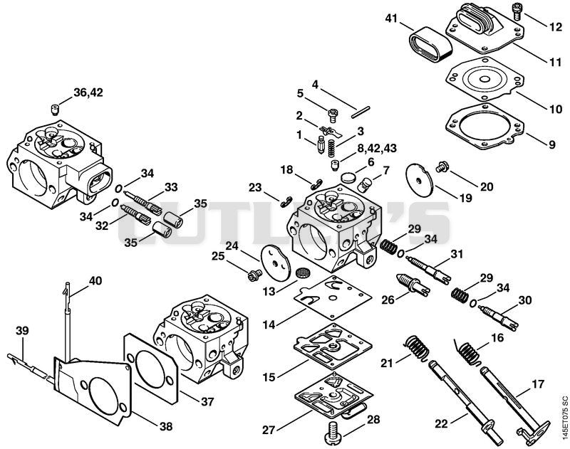 Carburetor HD-14, HD-16, HD-24