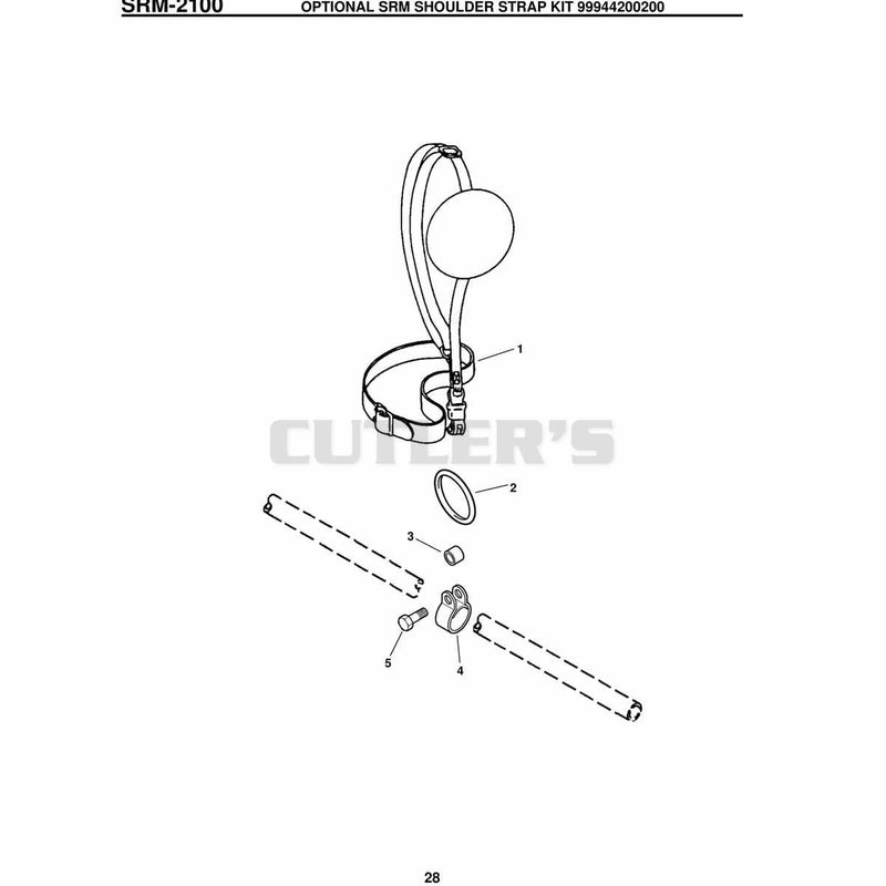 Optional Srm Shoulder Strap Kit 99944200200