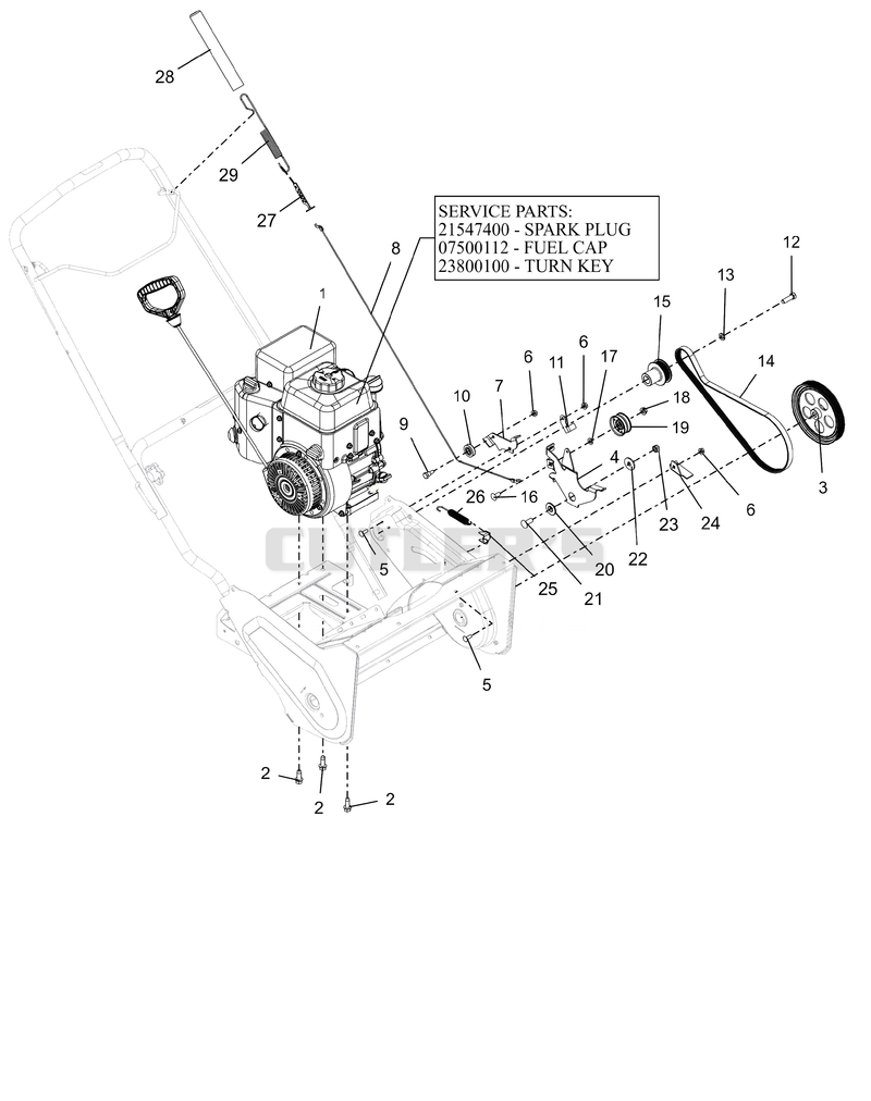 Engine & Belt Drive