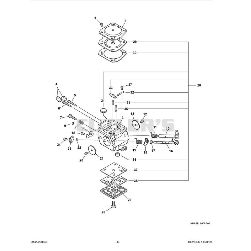 Carburetor -- HDA-271