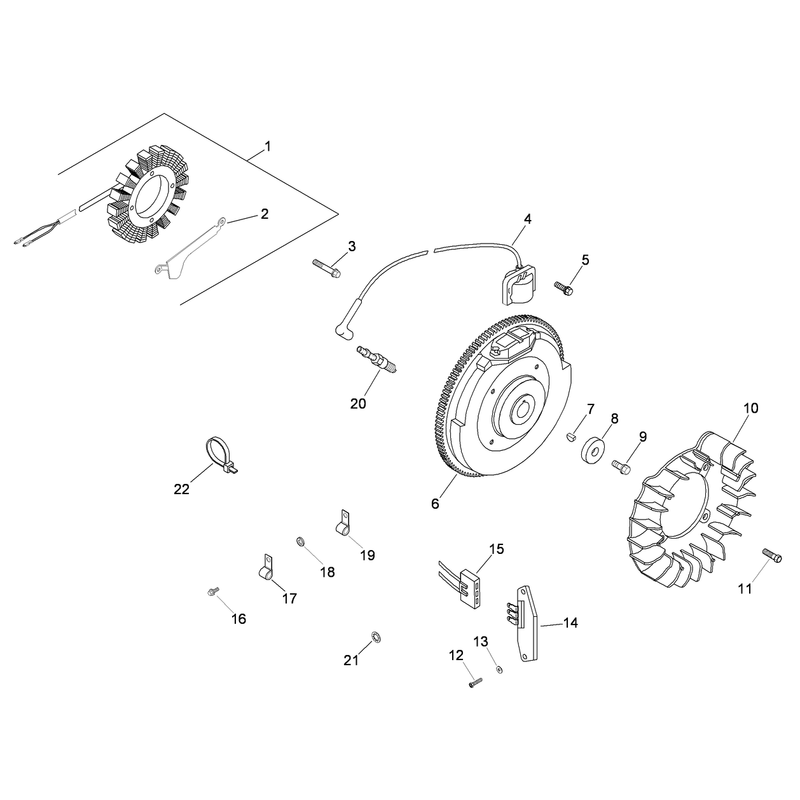 Ignition and Electrical Assembly Kohler CH23S-76549