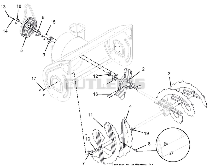 Auger And Impeller - 36"
