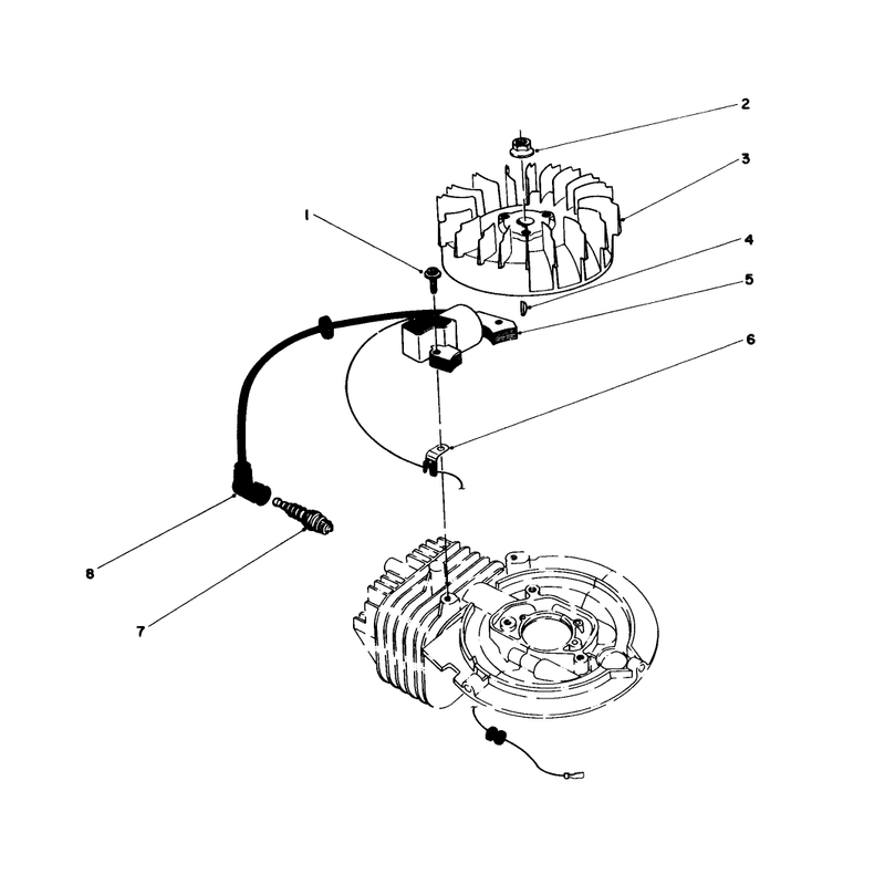 Flywheel and Magneto Assembly