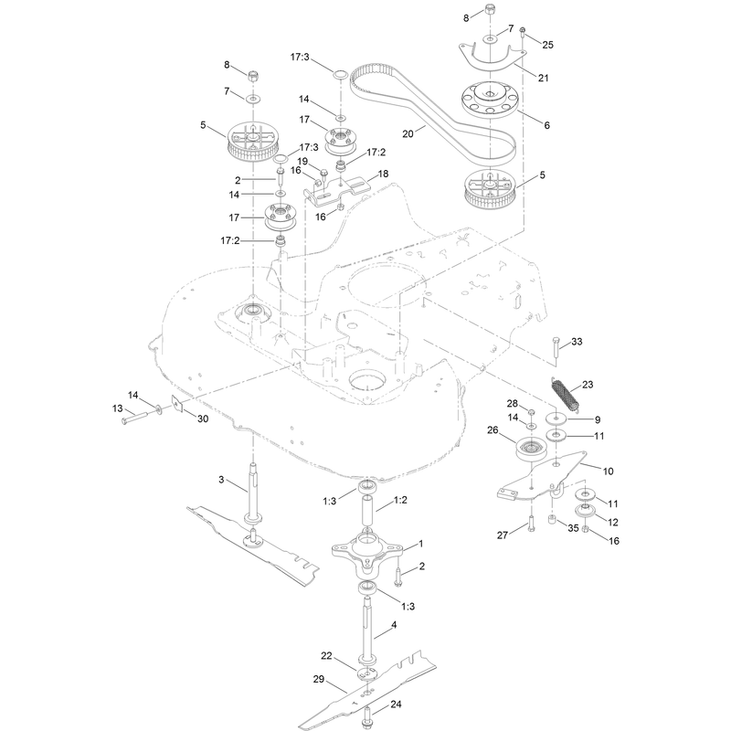 Spindle and Belt Assembly