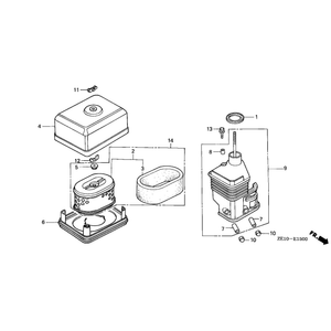 AIR CLEANER (DUAL)       (SILENT)