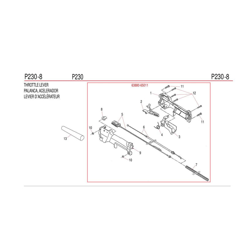 THROTTLE LEVER