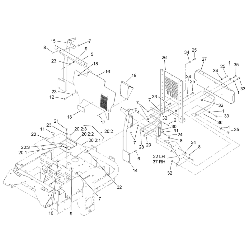 Cooling Mounting Frame Assembly