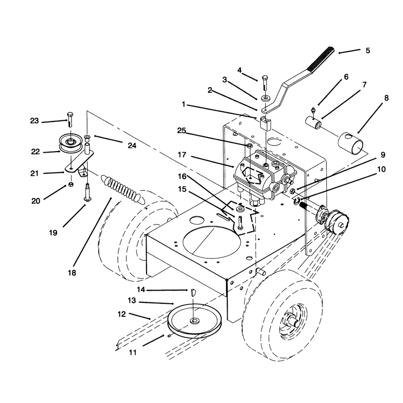 Transmission Idler Drive Pulleys and Drive Belts