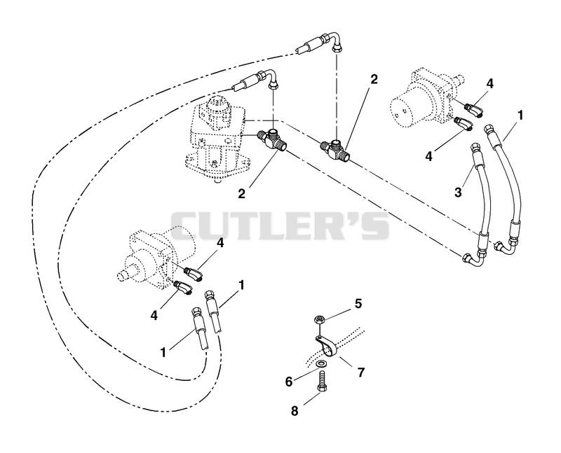 Pump To Wheel Motors Circuit