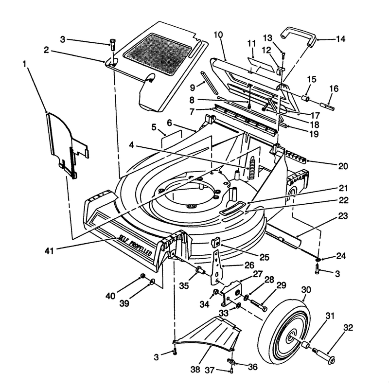 Housing Assembly (unit Serial No. 9002426 Thru 9010533)