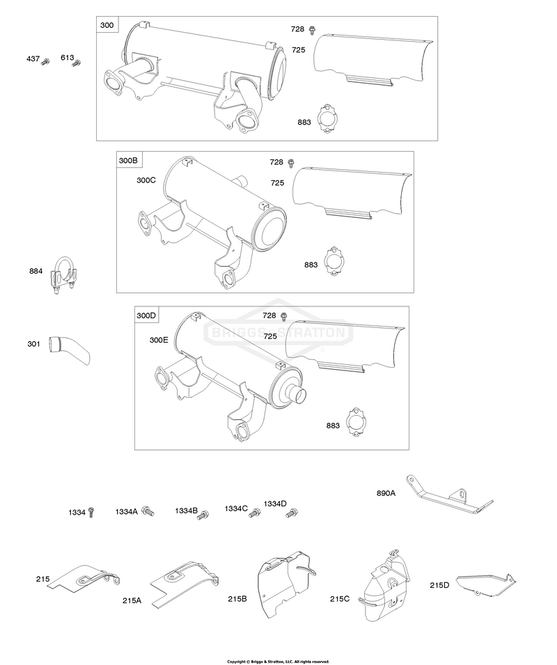 Mufflers, Air Guides