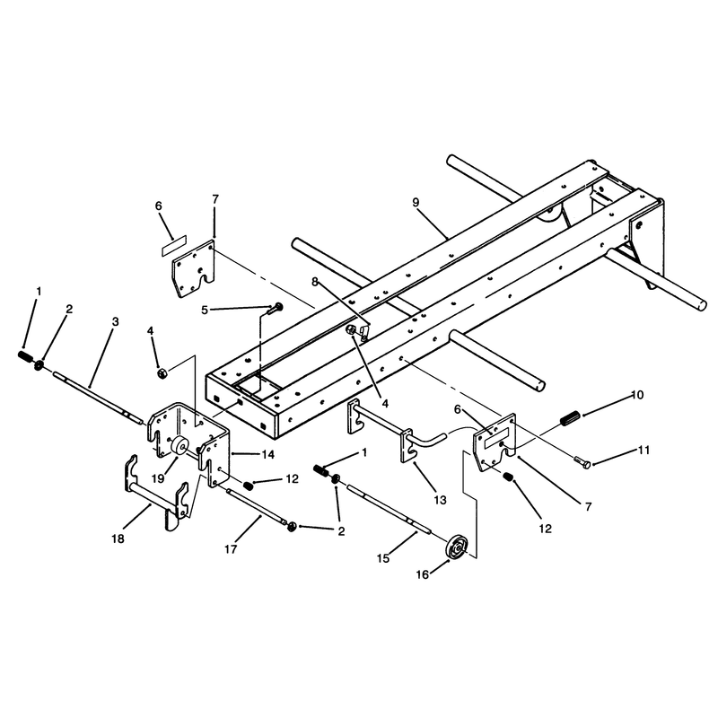 Front and Mid Hitch Assembly