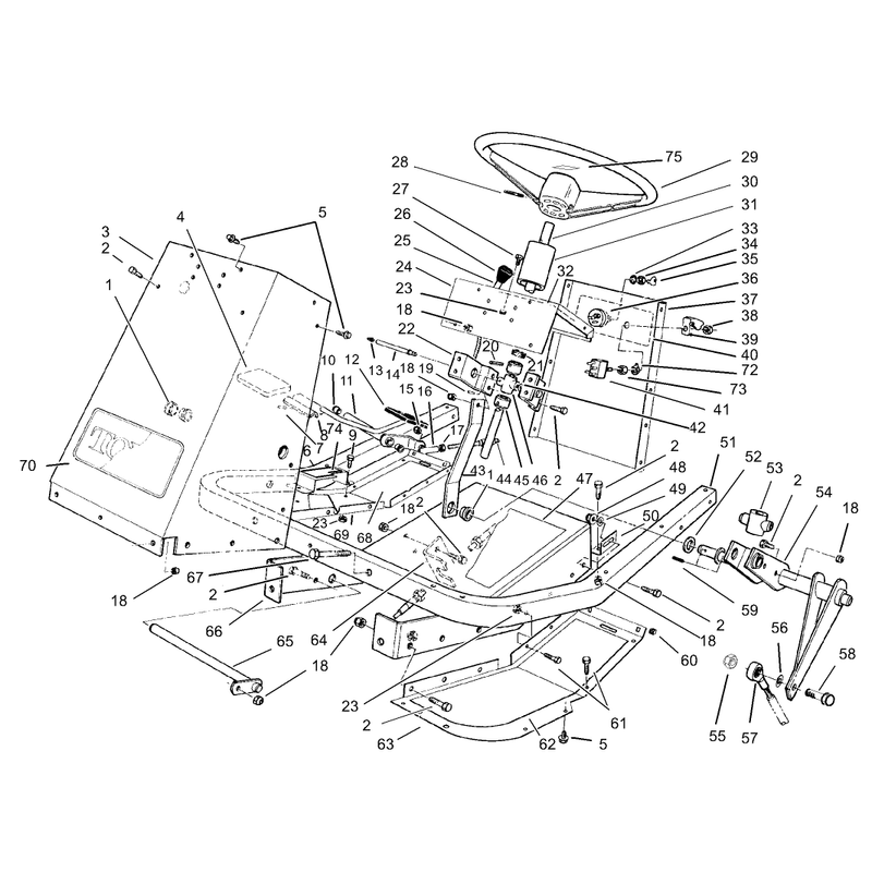 Frame and Steering Assembly