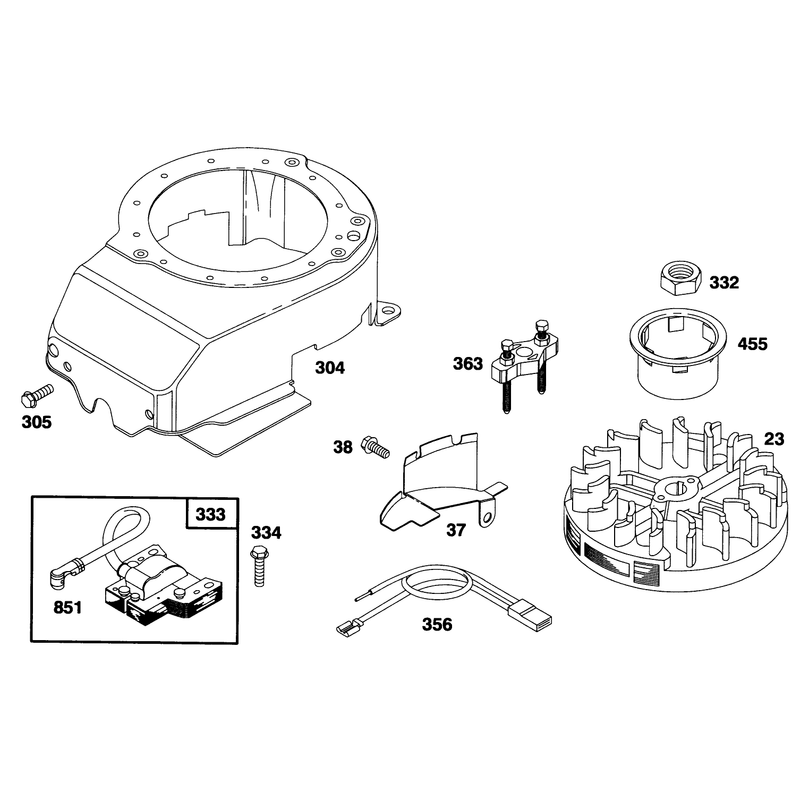 Engine Briggs and Stratton Model 12e802-0620-01
