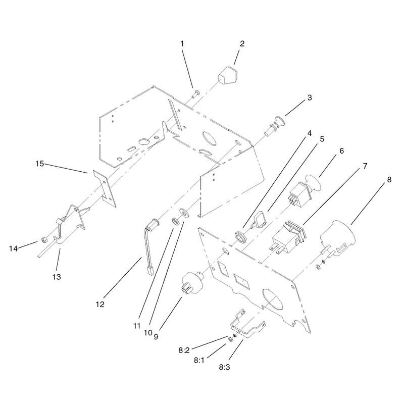 Gauge Warning Light and Control Assembly