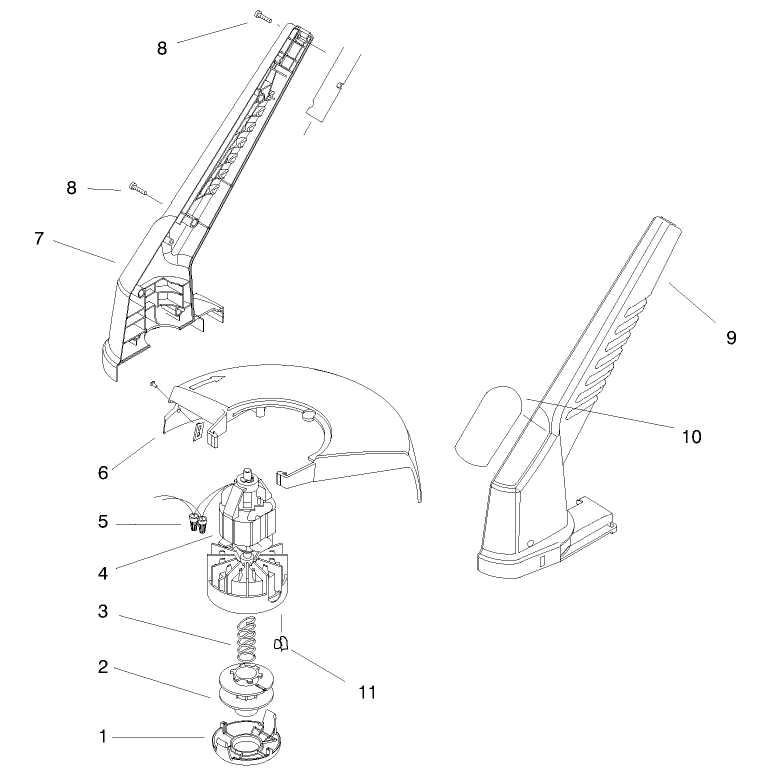 Motor and Housing Assembly