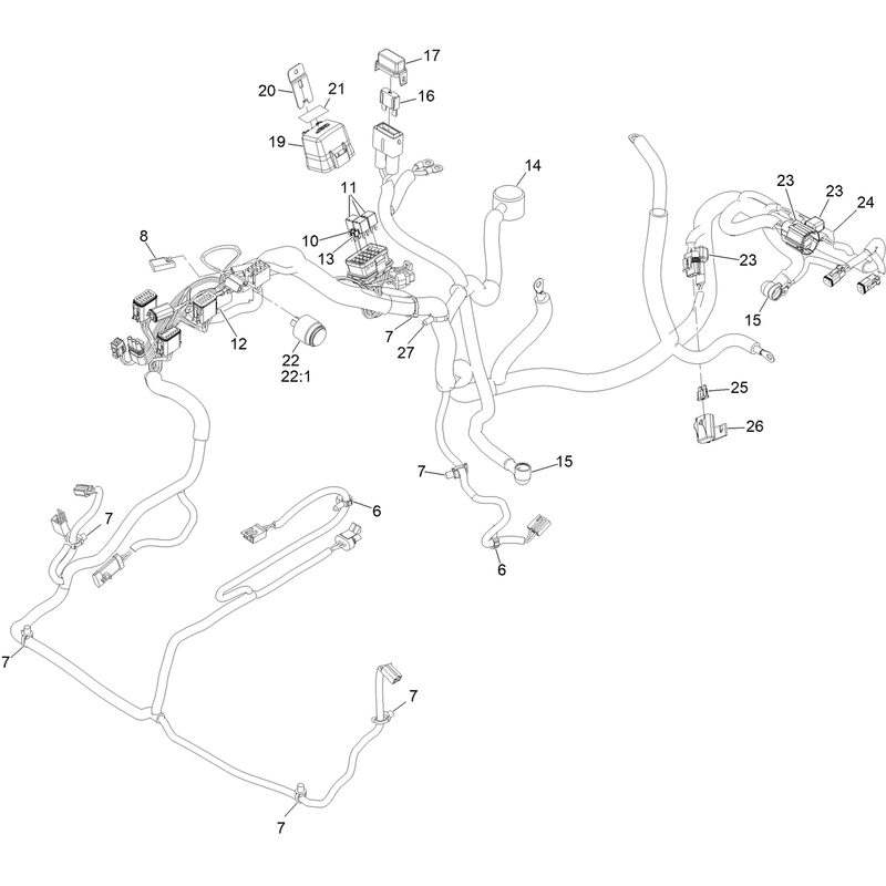 Electrical Harness Assembly No 142-8168