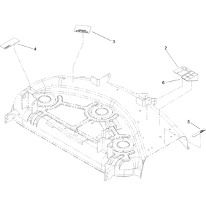 44in Deck and Decal Assembly No 105-6967