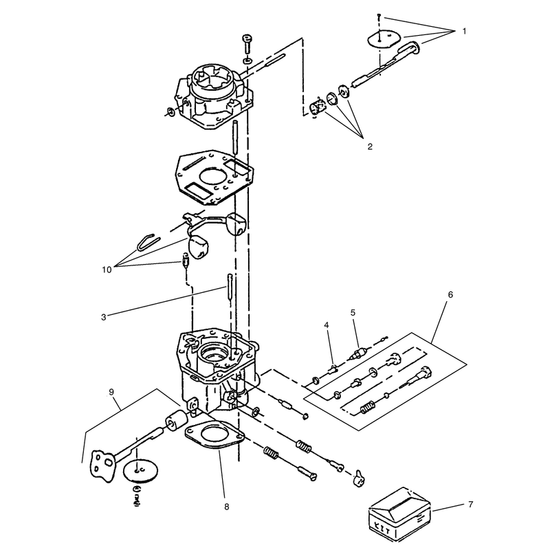 Carburetor Components Assembly