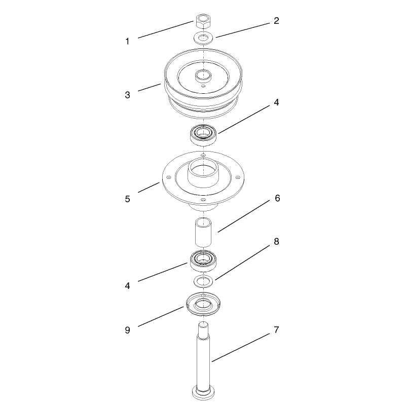 Spindle Housing Assembly No 104-6314