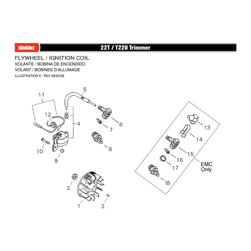 FLYWHEEL / IGNITION COIL