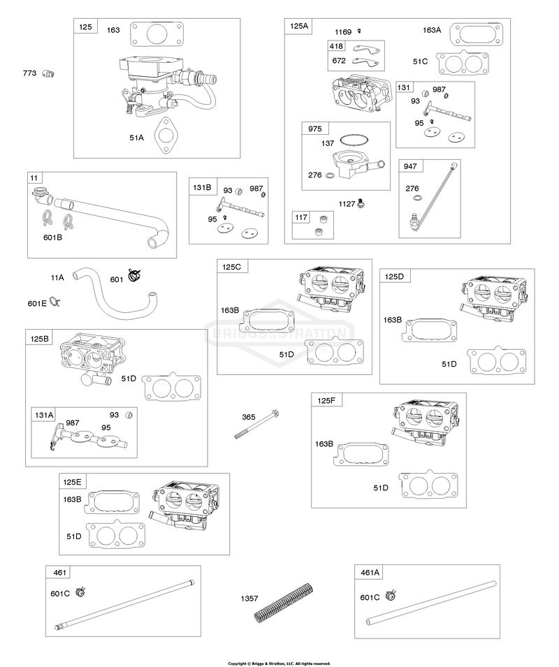 Carburetor Mixers, Fuel Lines