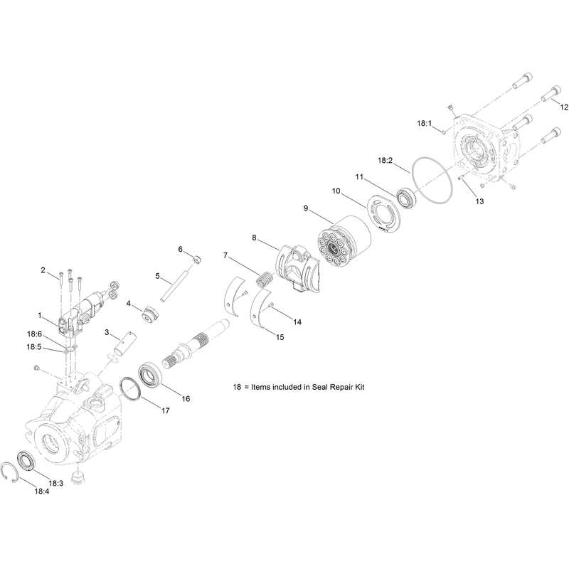 Hydraulic Load Sense Piston Pump No AU119079