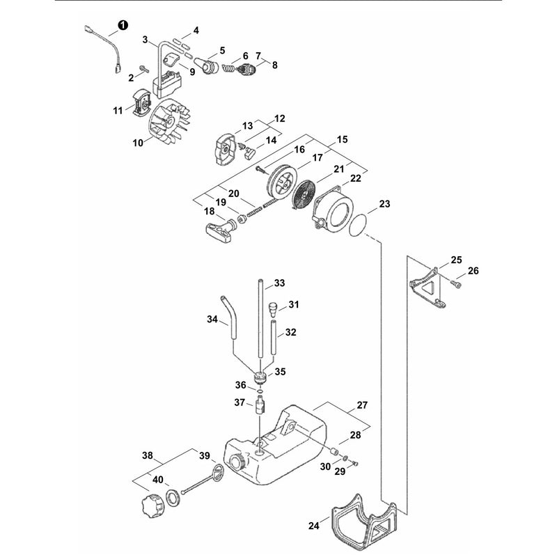 Ignition, Starter, Fuel System
