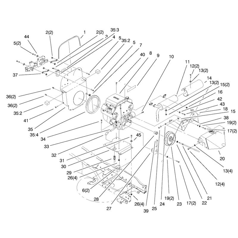 Air Cooled Engine Assembly